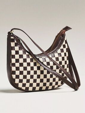 Bembien Mini Woven Checkered Sling Bag